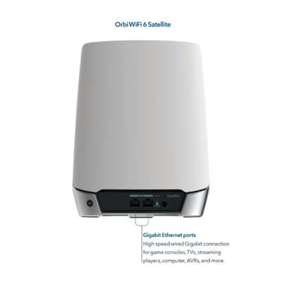 NETGEAR NBR750 Orbi Tri-Band WiFi 6 4G/5G LTE Cat 20 Mesh Router