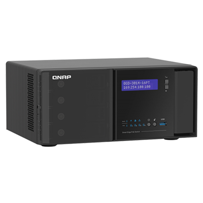 QNAP QGD-3014-16PT Guardian 16-Port Managed Gigabit PoE+ Switch & NAS
