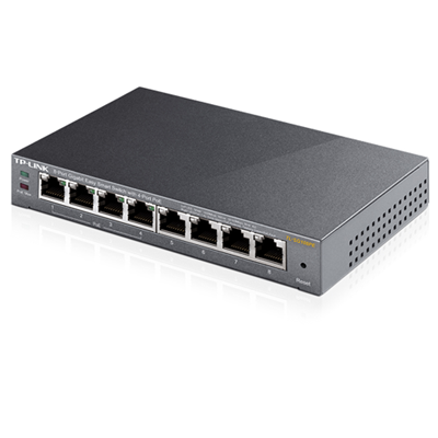 TP-Link TL-SG108PE Easy Smart 8-Port Smart Managed Desktop Gigabit PoE Switch (55W)