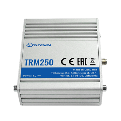 Teltonika TRM250 4G LTE-M Cat M1/NB-IoT/EGPRS Modem w/ 1 x Embedded SIM Slot